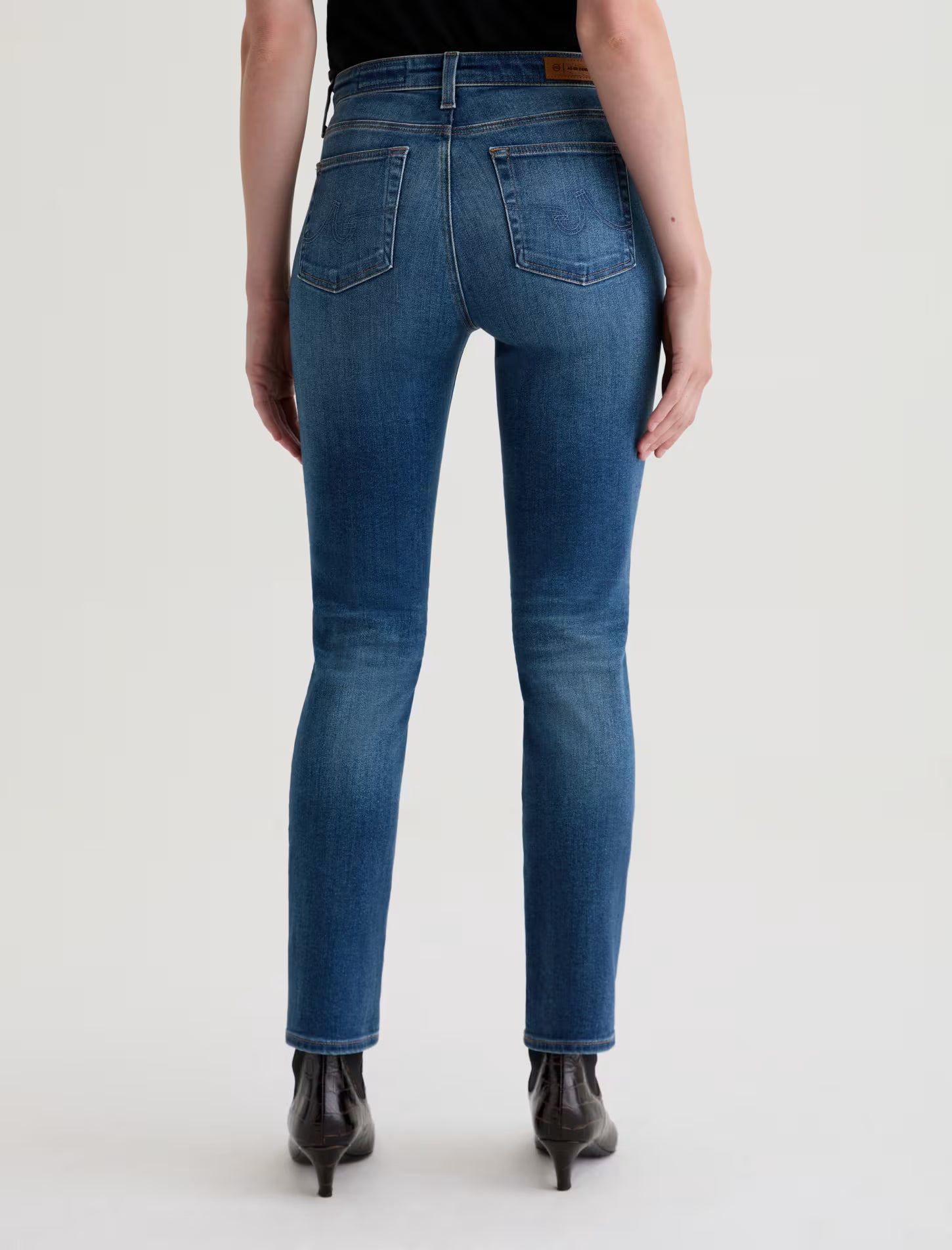 AG Mari Mid Rise Slim Straight - 12 Years Assumption