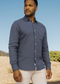 Hiroshi Kato The Ripper Waffle Double Gauze Shirt - Charcoal