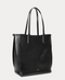 Polo Ralph Lauren Bellport Leather North-South Tote -Black