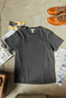 Hiroshi Kato Stamp Outlast Tee - Concrete