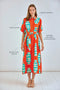 Hunter Bell Charlotte Dress - Herring Red