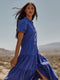 Brochu Walker The Havana Dress - Cobalt