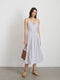 Alex Mill Abby Stripe Dress In Cotton Poplin - White/Blue Stripe