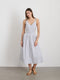 Alex Mill Abby Stripe Dress In Cotton Poplin - White/Blue Stripe