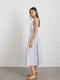 Alex Mill Abby Stripe Dress In Cotton Poplin - White/Blue Stripe