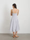 Alex Mill Abby Stripe Dress In Cotton Poplin - White/Blue Stripe