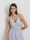 Alex Mill Abby Stripe Dress In Cotton Poplin - White/Blue Stripe