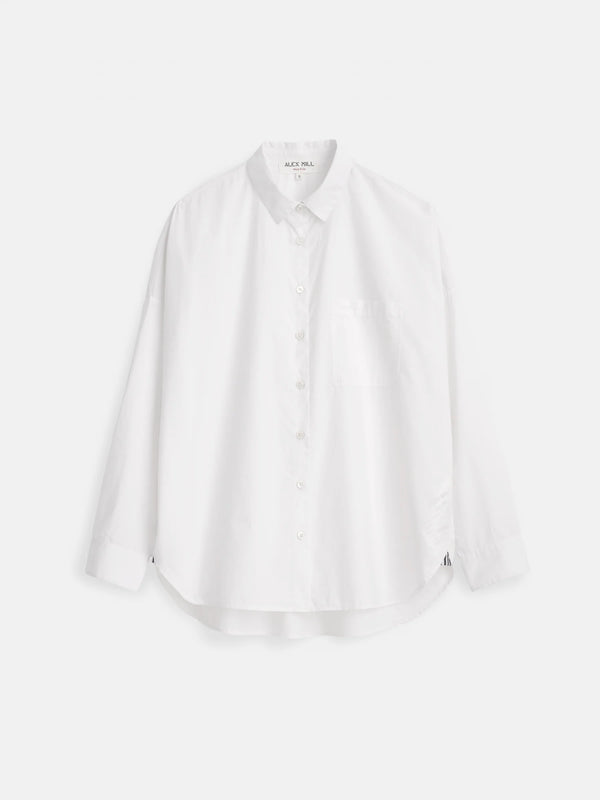 Alex Mill Standard Jo Shirt In Paper Cotton - White