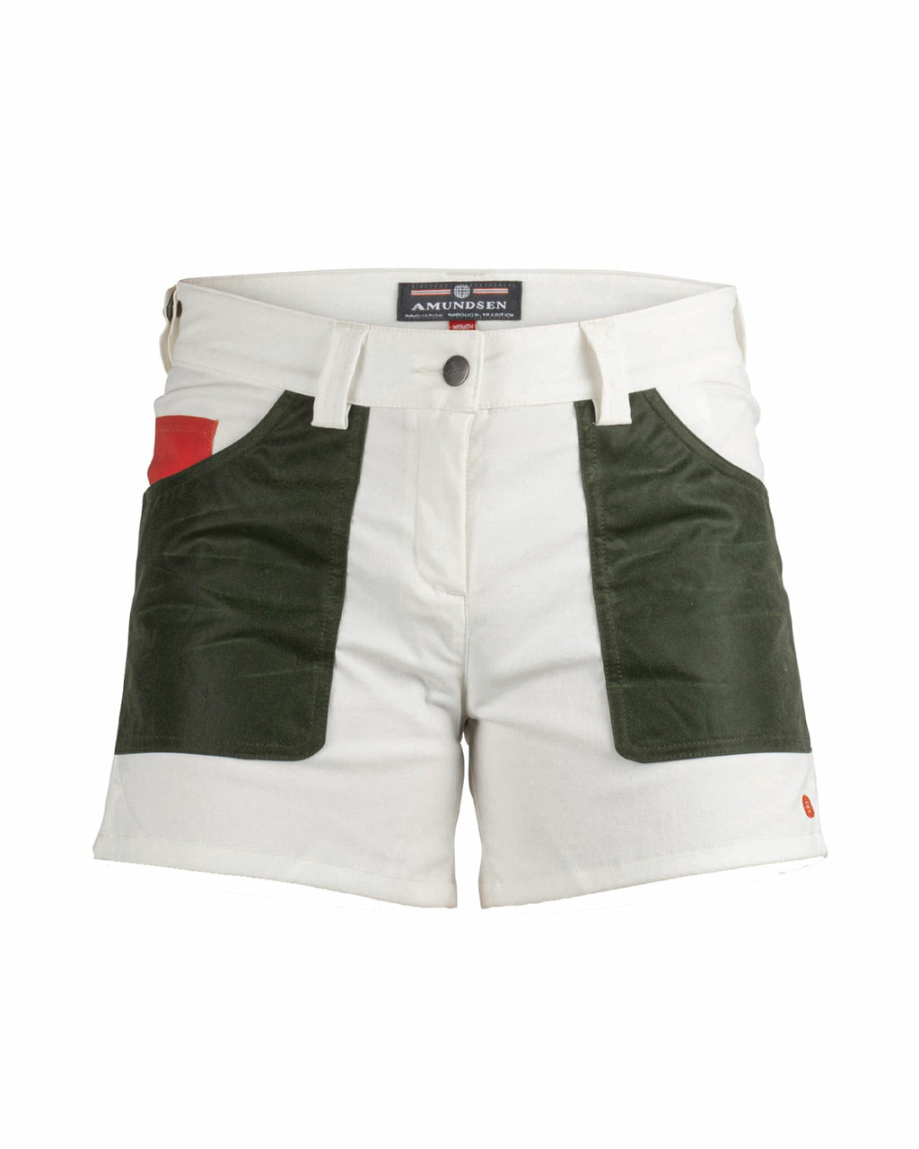 Amundsen 5 Incher Field Shorts - Offwhite/Green
