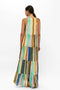Oliphant Long Tiered Tassel Dress - Zanzibar Multi