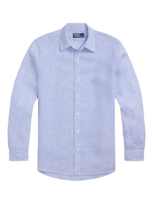 Polo Ralph Lauren Linen Blue Gingham