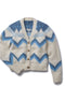 Faherty Icelyn Fairisle Cardigan - Frosty
