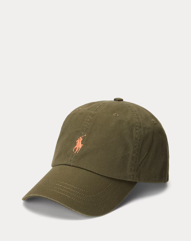 Polo Ralph Lauren The Iconic Cotton Chino Ball Cap - Canopy Olive