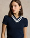 Polo Ralph Lauren Short-Sleeve Cotton Cricket Sweater