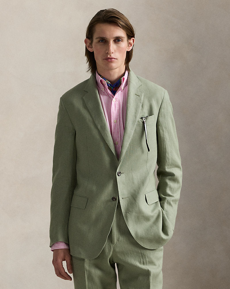 Ralph Lauren Men's Polo Tailored Linen Suit Jacket - Size 40 in Modern Sage Ralph Lauren Men's Polo Tailored Linen Suit Jacket - Size 40 in Modern Sage