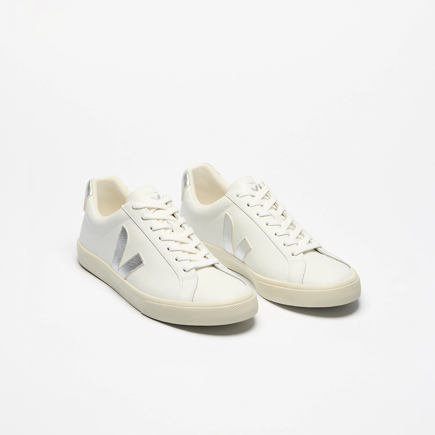 Veja Women's Esplar Leather White Silver