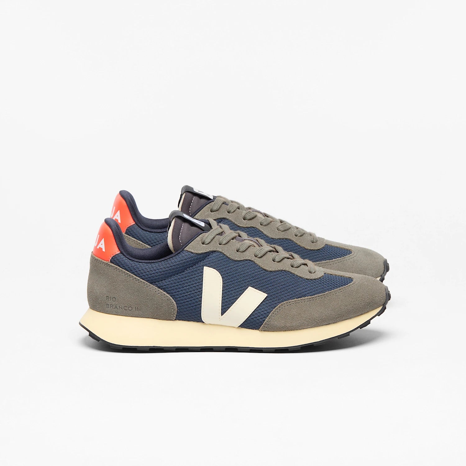 Veja Men's Rio Branco II Alveomesh Nautico Pierre Orange Fluo