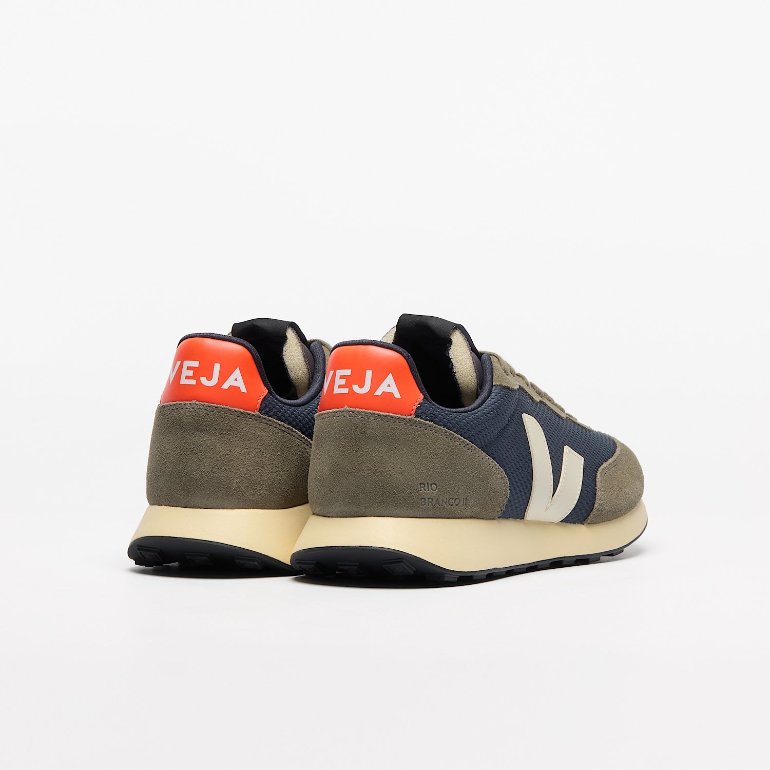 Veja Men's Rio Branco II Alveomesh Nautico Pierre Orange Fluo