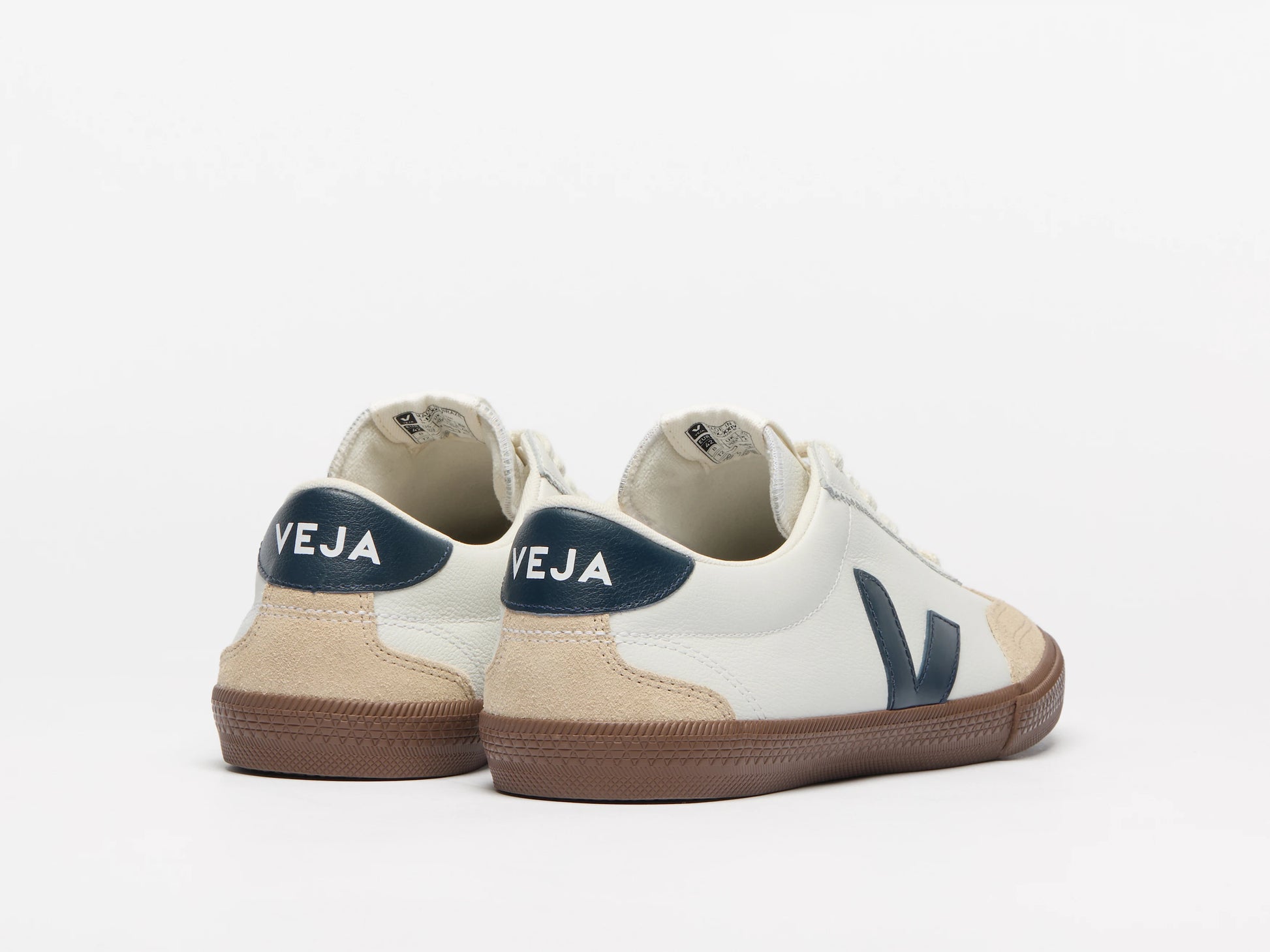Veja Women's Volley Leather White Nautico Bark