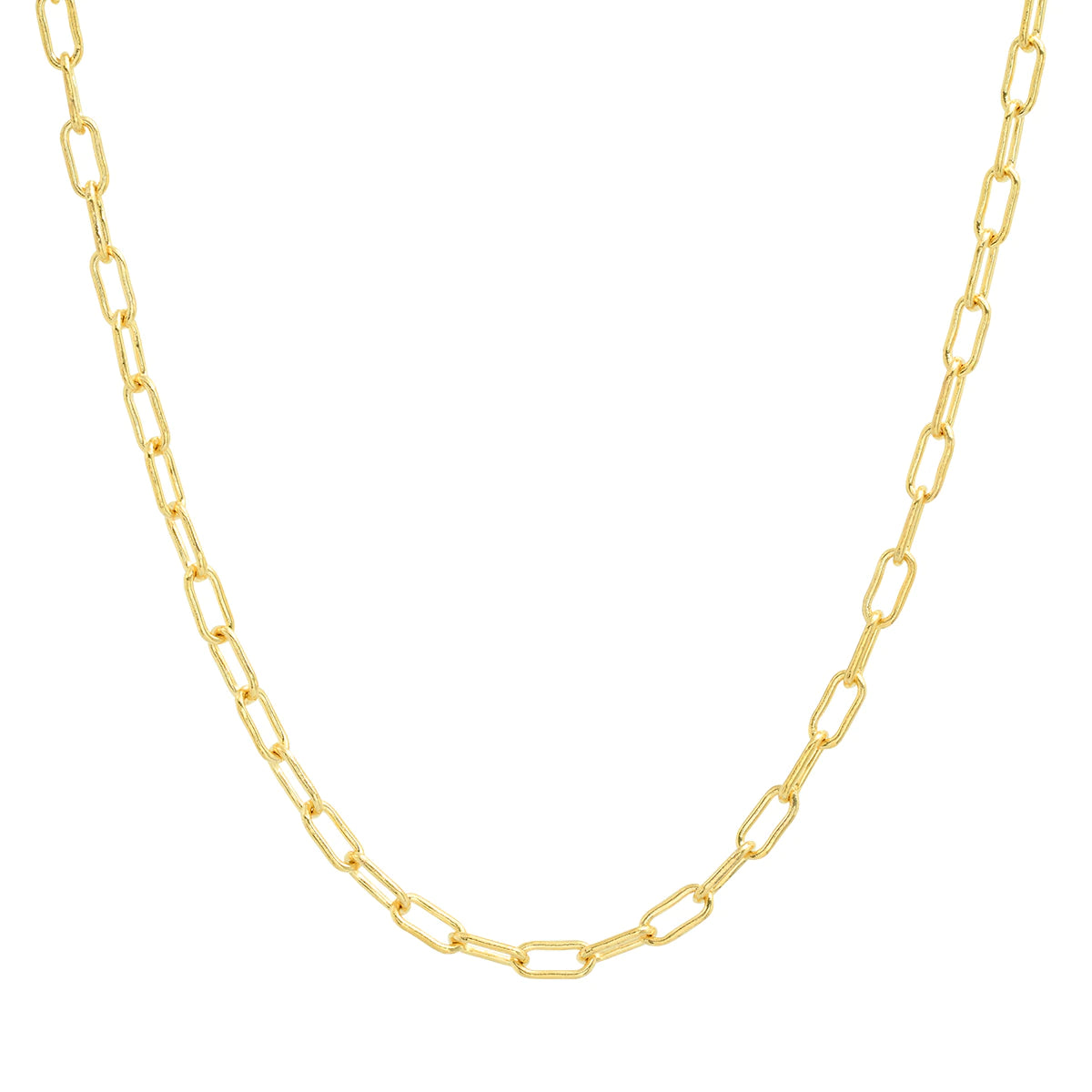 Eriness Gold Paperclip Necklace