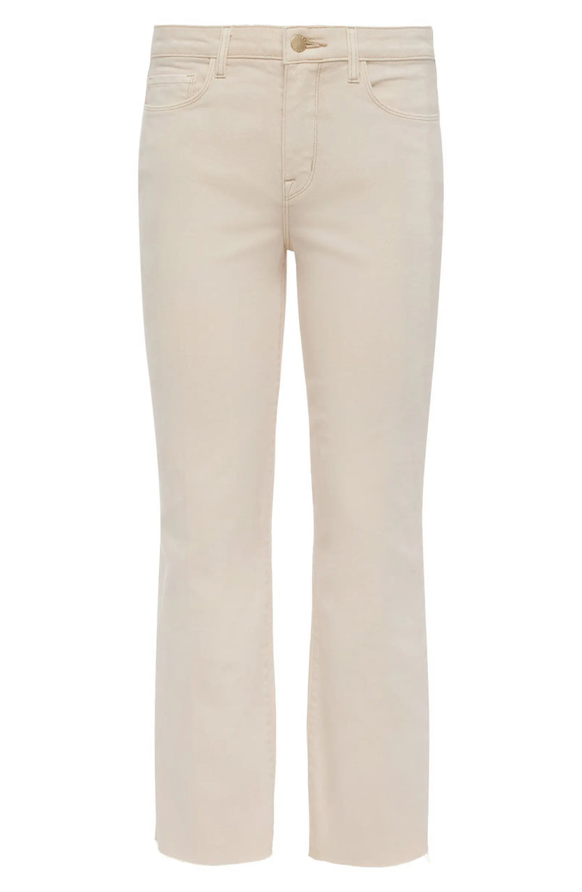 L'Agence Wanda High-Rise Crop - Oat/Mothergoose Contrast