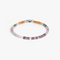 Nodo Bracelet with Multi-Colour Sapphire and Sterling Silver