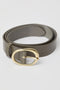 CLOSED Belt with Pin Buckle - Grey Marble