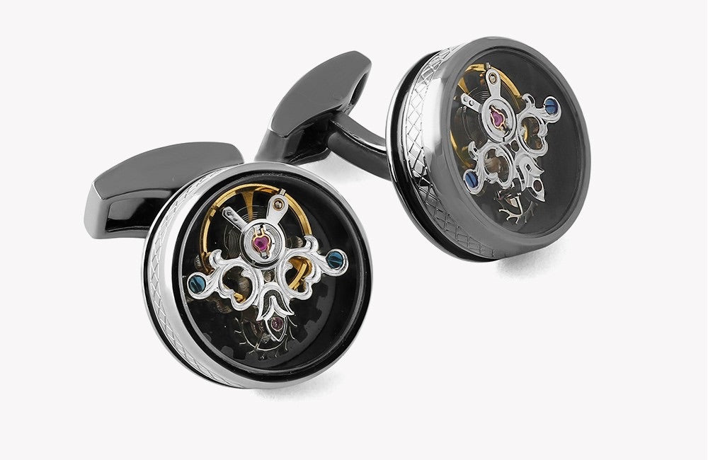 Single Tourbillon Gear Cufflinks