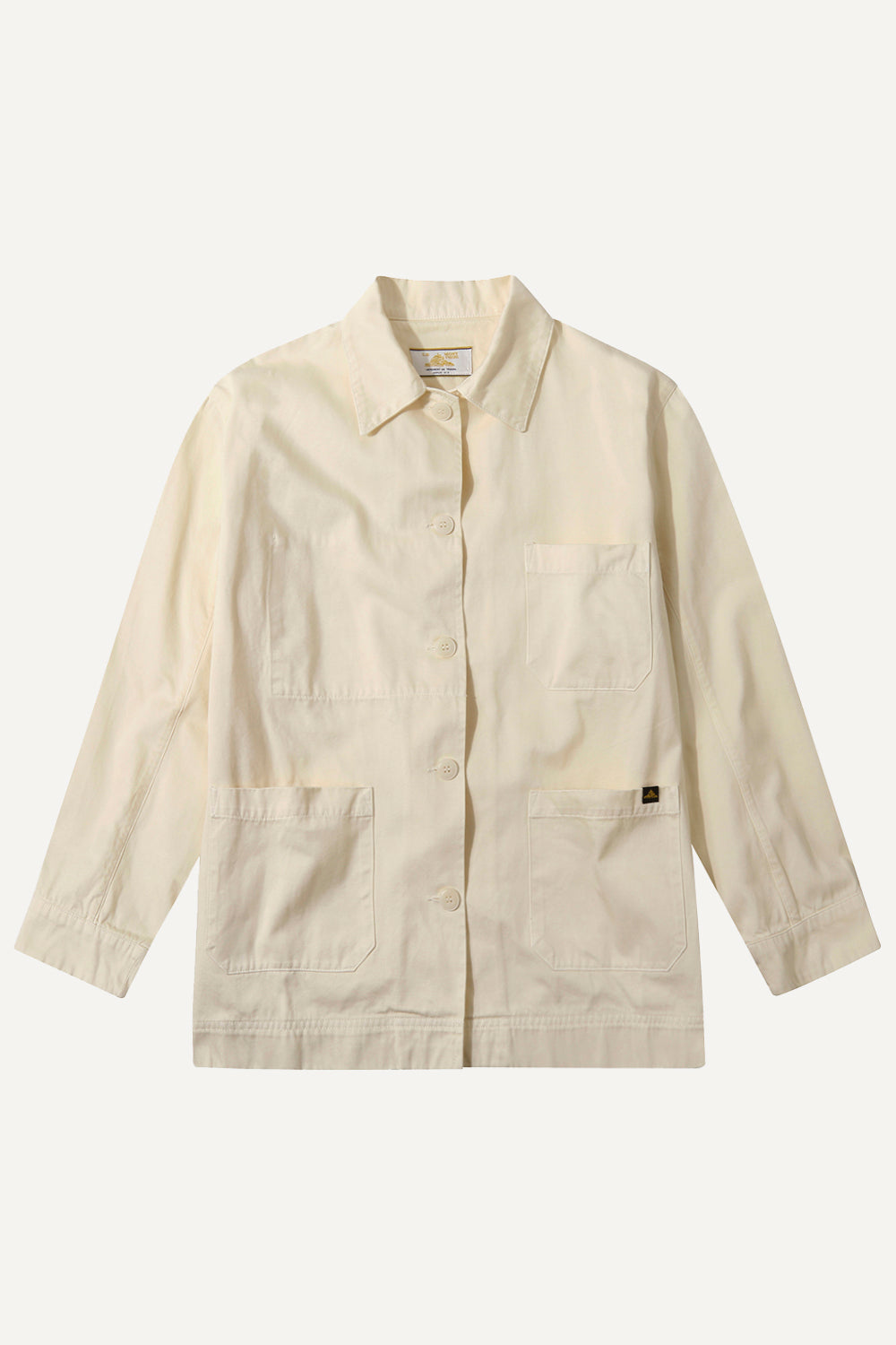 Le Mont St Michel Gabardine Work Jacket - Ivory