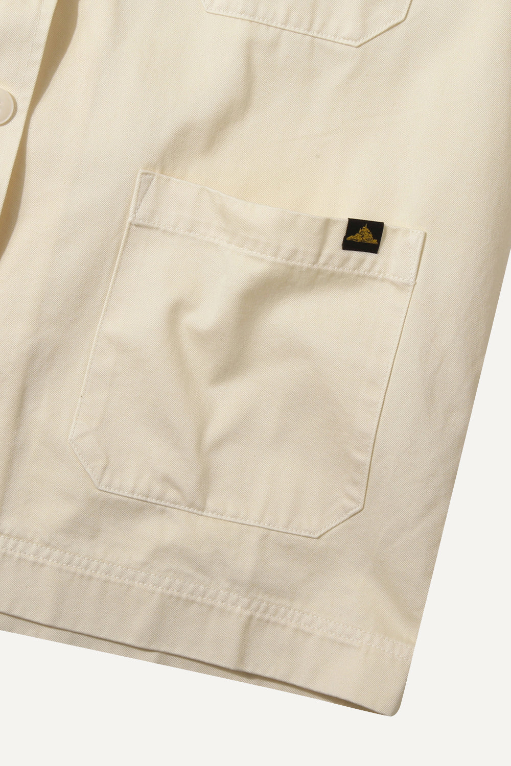 Le Mont St Michel Gabardine Work Jacket - Ivory