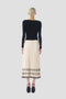 Le Superbe Pleats to Meet You Skirt - Off Whte