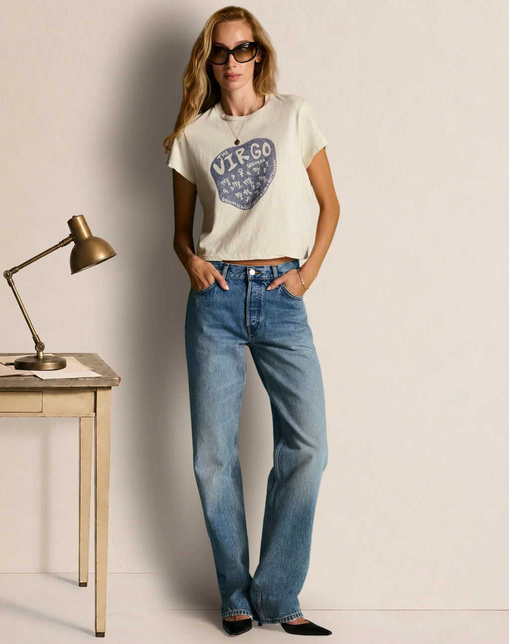 Re/Done 50s Boxy Tee Virgo