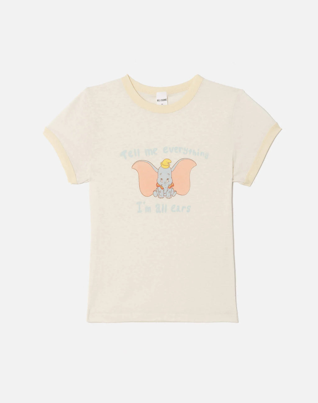 Re/Done 60s Slim Ringer "Dumbo" Tee