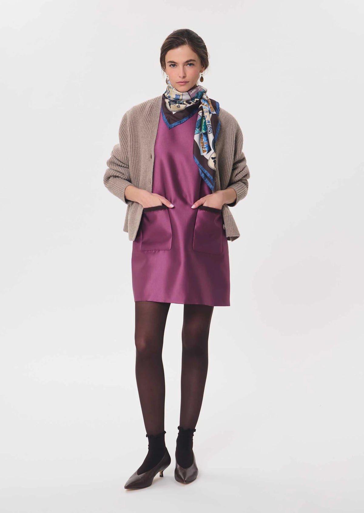Tara Jarmon Rema Dress - Purple