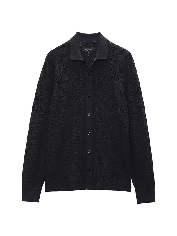 Rag & Bone Hayes Button Up Shirt - Black