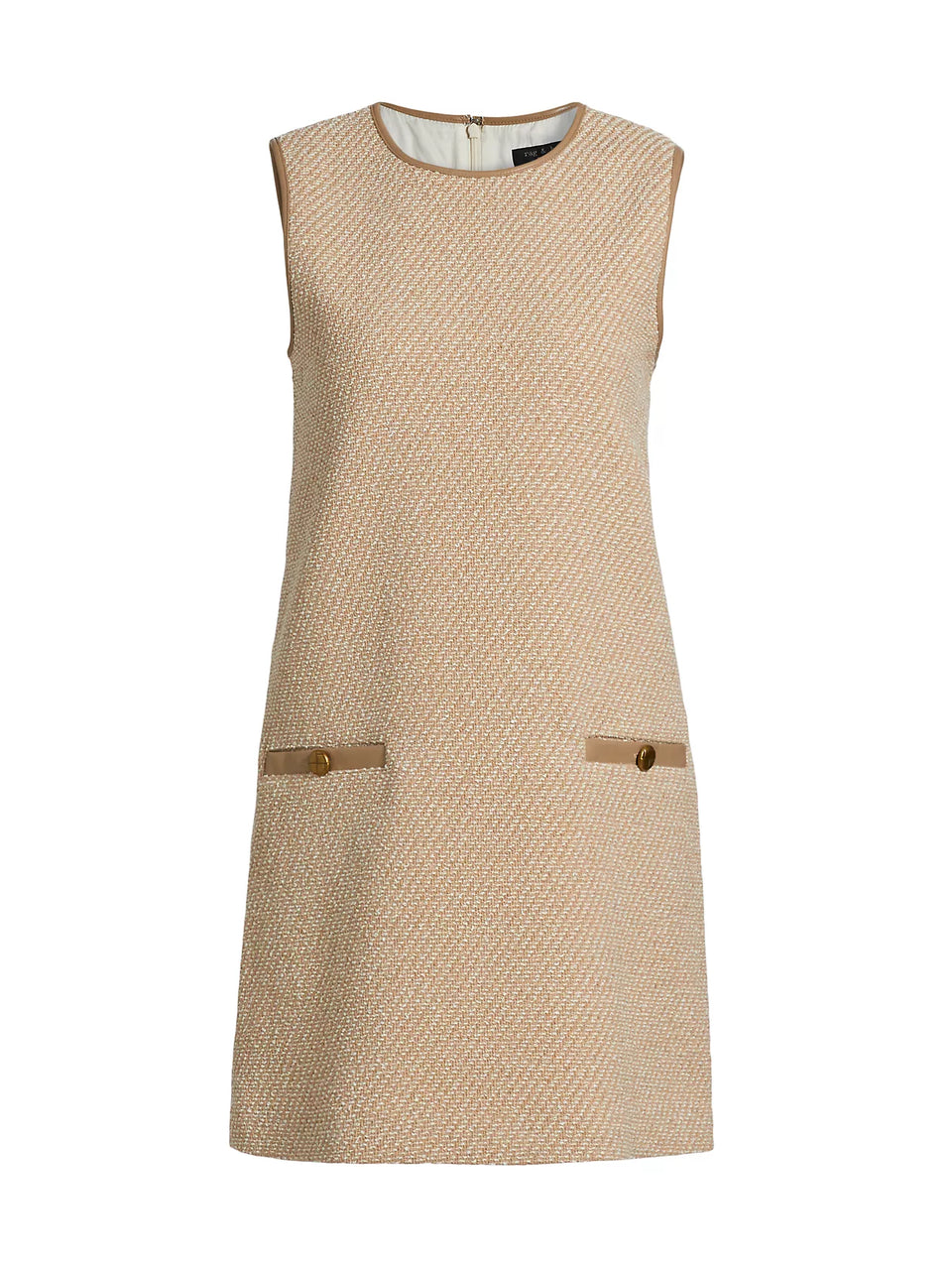 Rag & Bone Frances Tweed Mini Dress - Beige