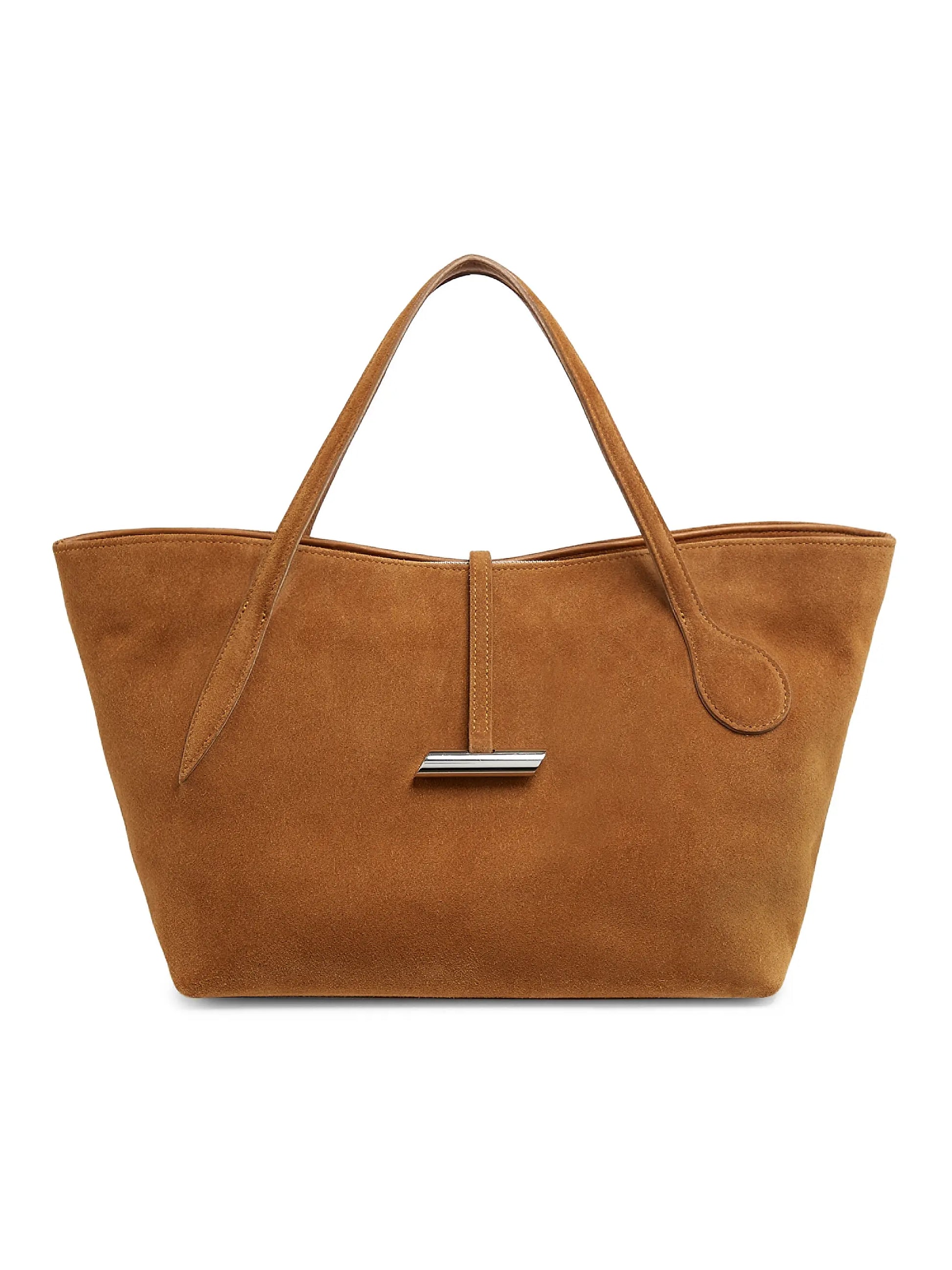 Liffner Petite Penne Tote Suede  - Cinnamon