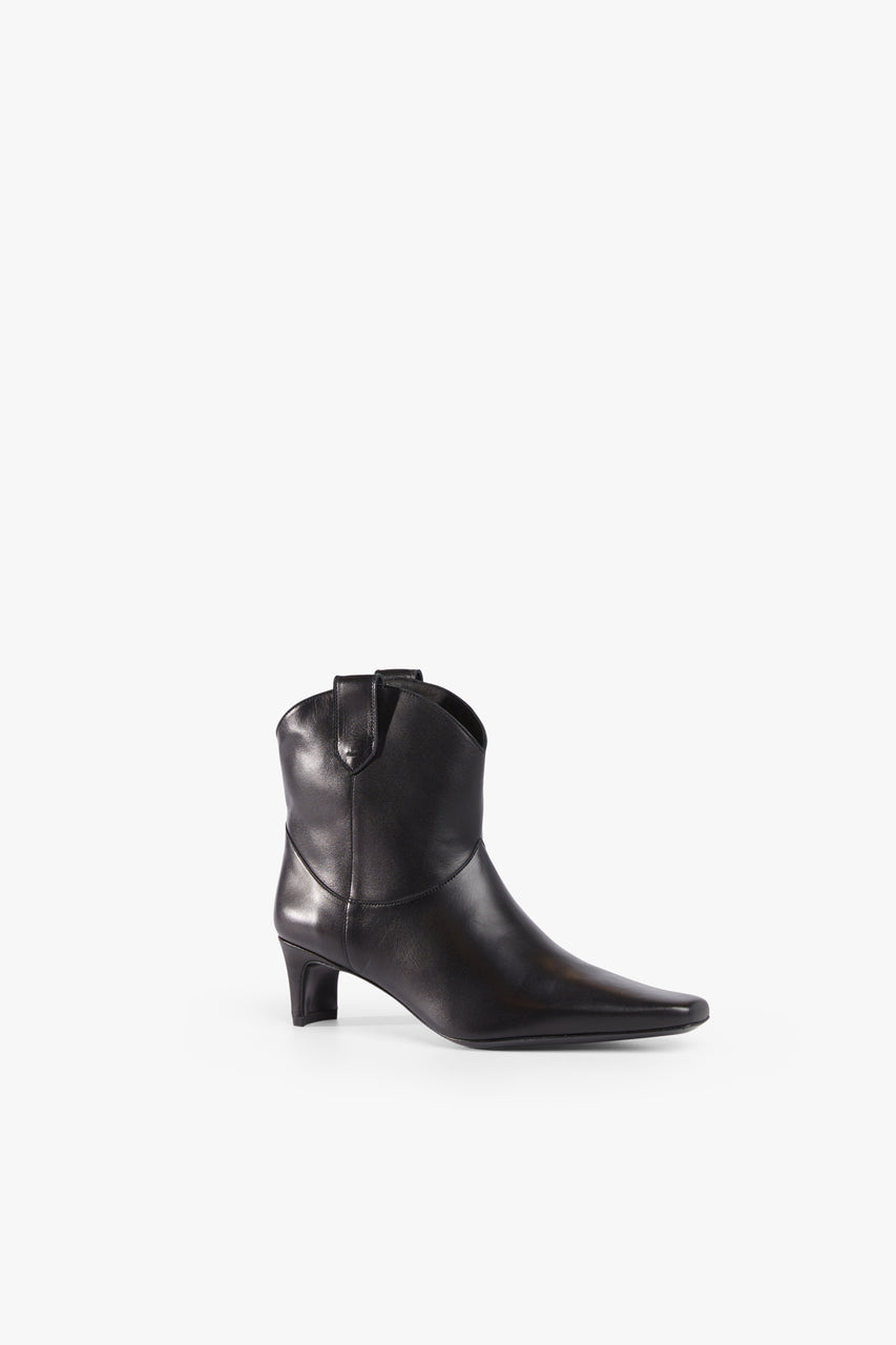 Staud Western Wally Ankle Boot  - Black