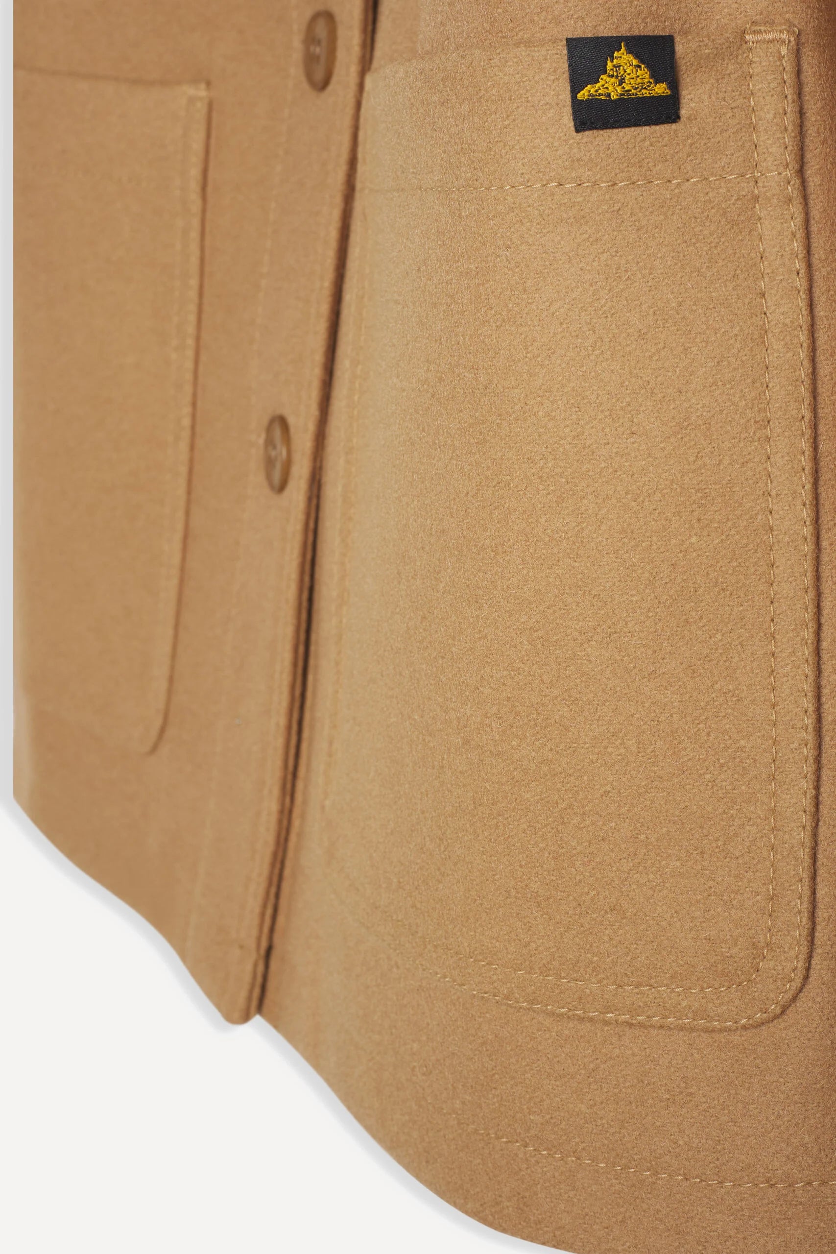 Le Mont St Michel Victorienne – Wool Jacket - Camel