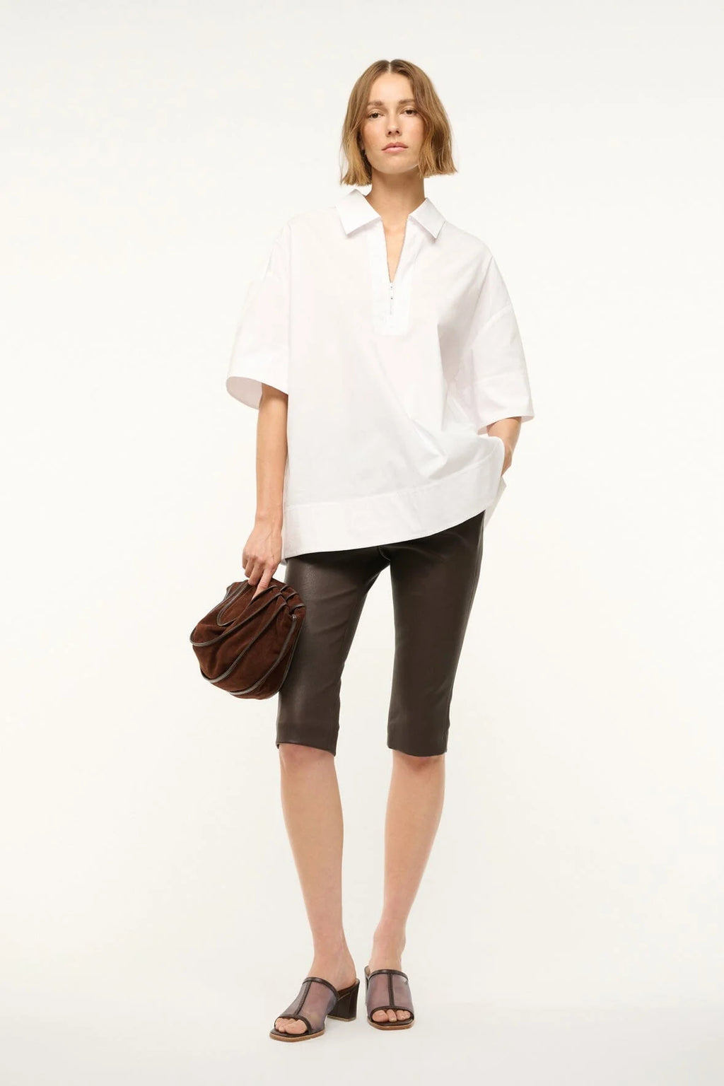 Staud Yvette Top White