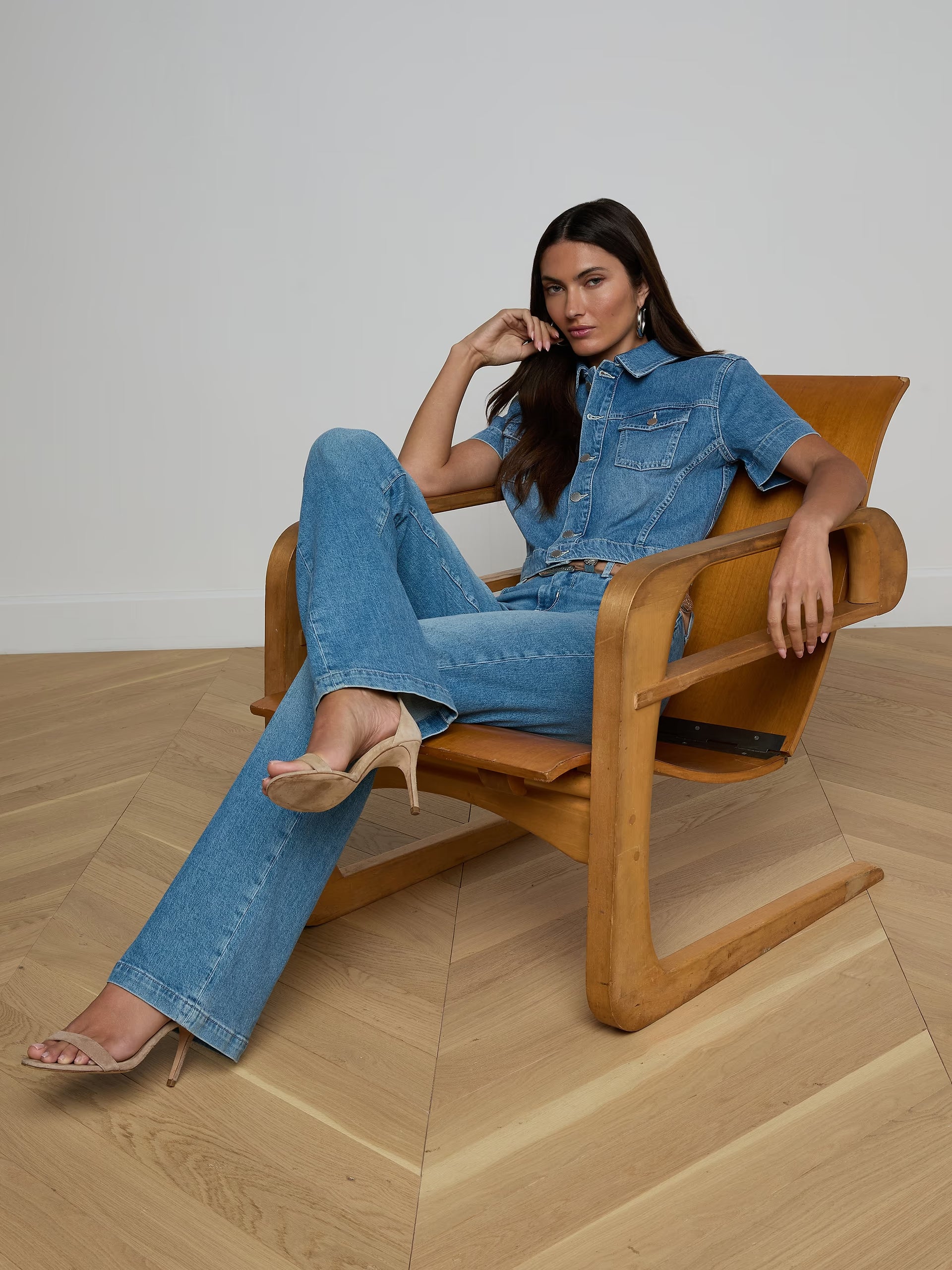 L'Agence Kirstie Jean Shirt Jacket - Calabasas