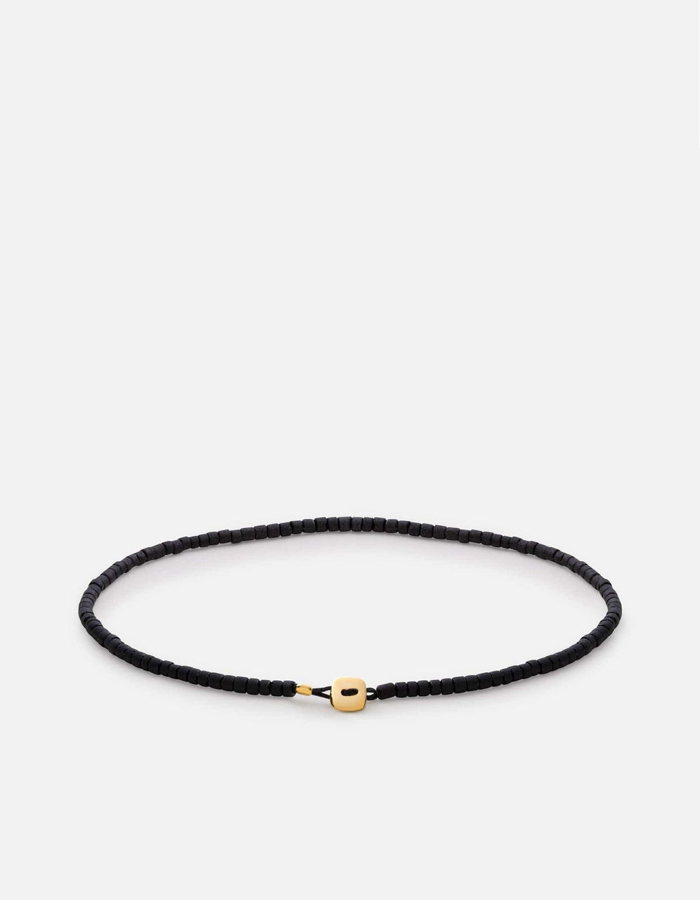 Miansai Oran Bracelet Gold Vermeil - Matte Black