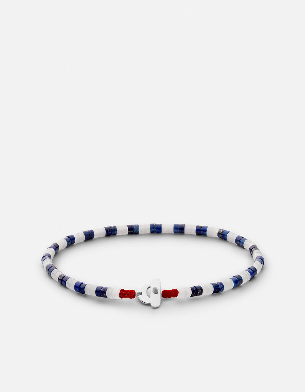 Miansai Kai Lapis Bracelet in Sterling Silver w/ Blue