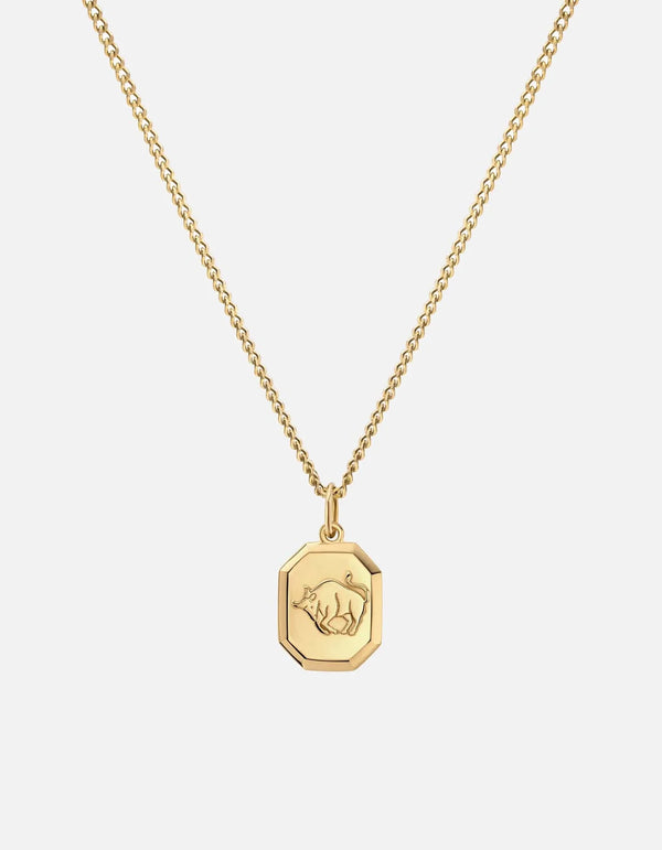 Miansai Taurus Nyle Necklace Gold Vermeil