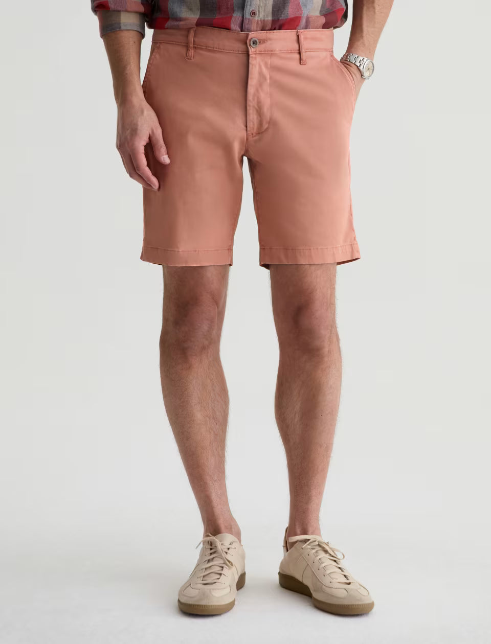 AG Wanderer Short - Sulfur Faded Salmon
