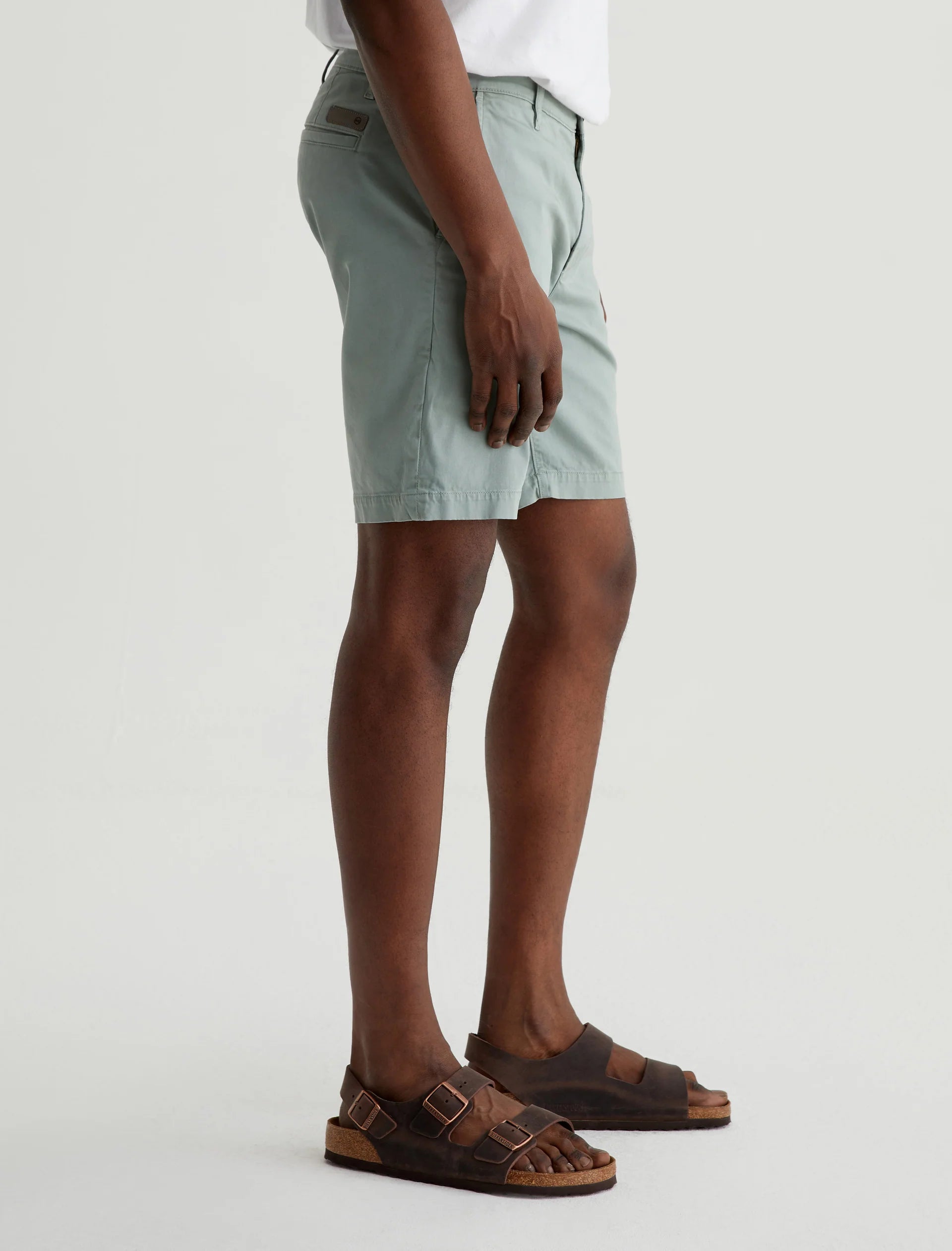 AG Wanderer Short Slim Trouser Short - Sulfur Matcha Latte