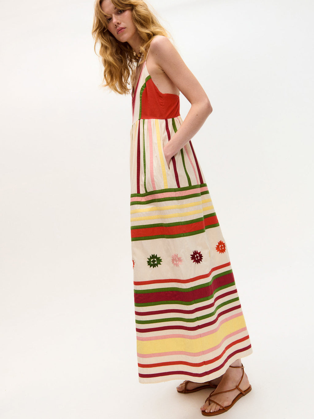 Carolina K Amelia Dress - Gardenia