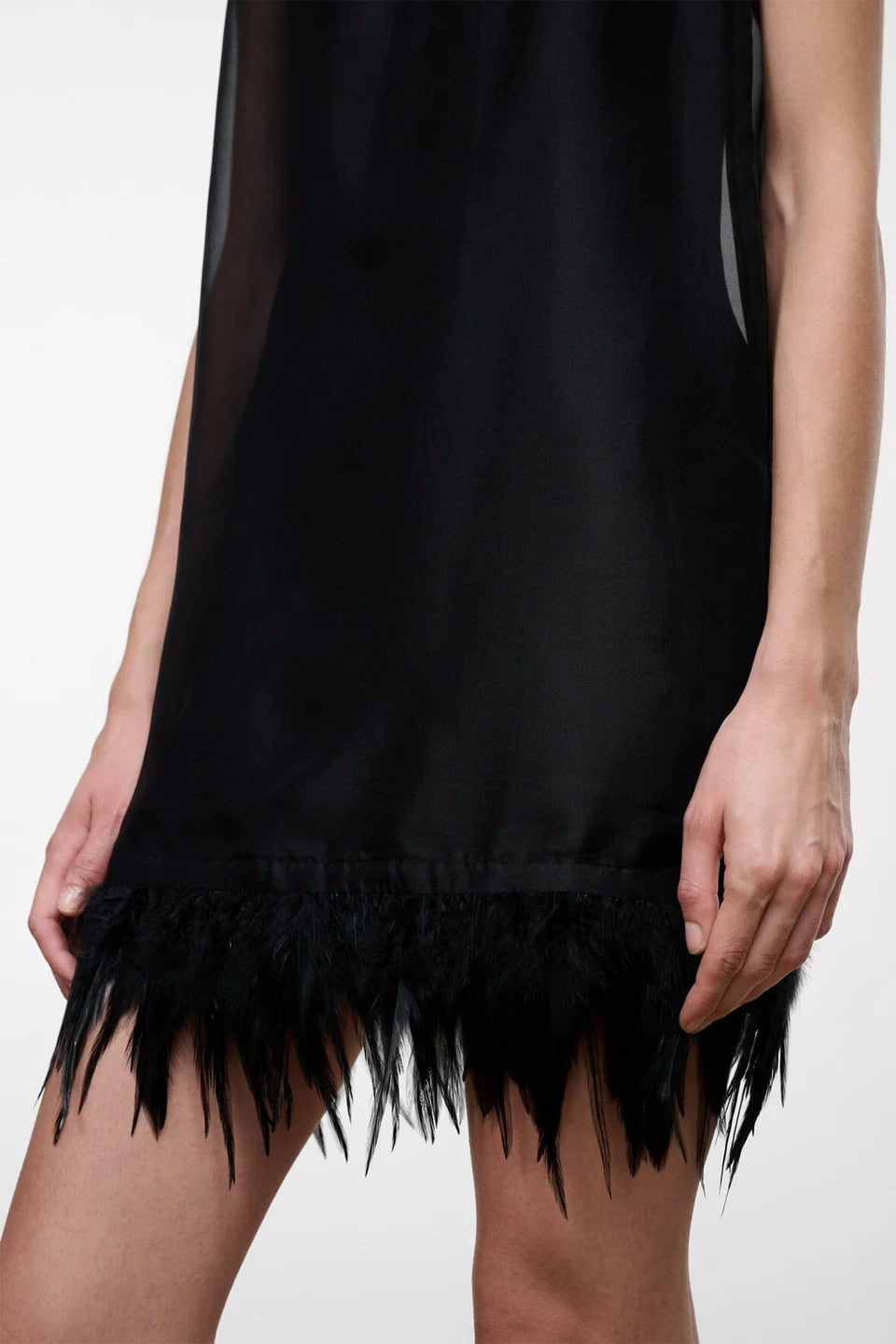 Staud Albee Mini Dress Black