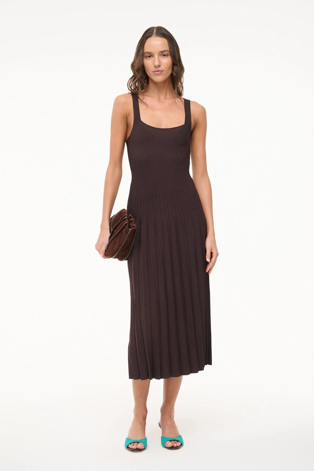 Staud Elyse Dress - Earth
