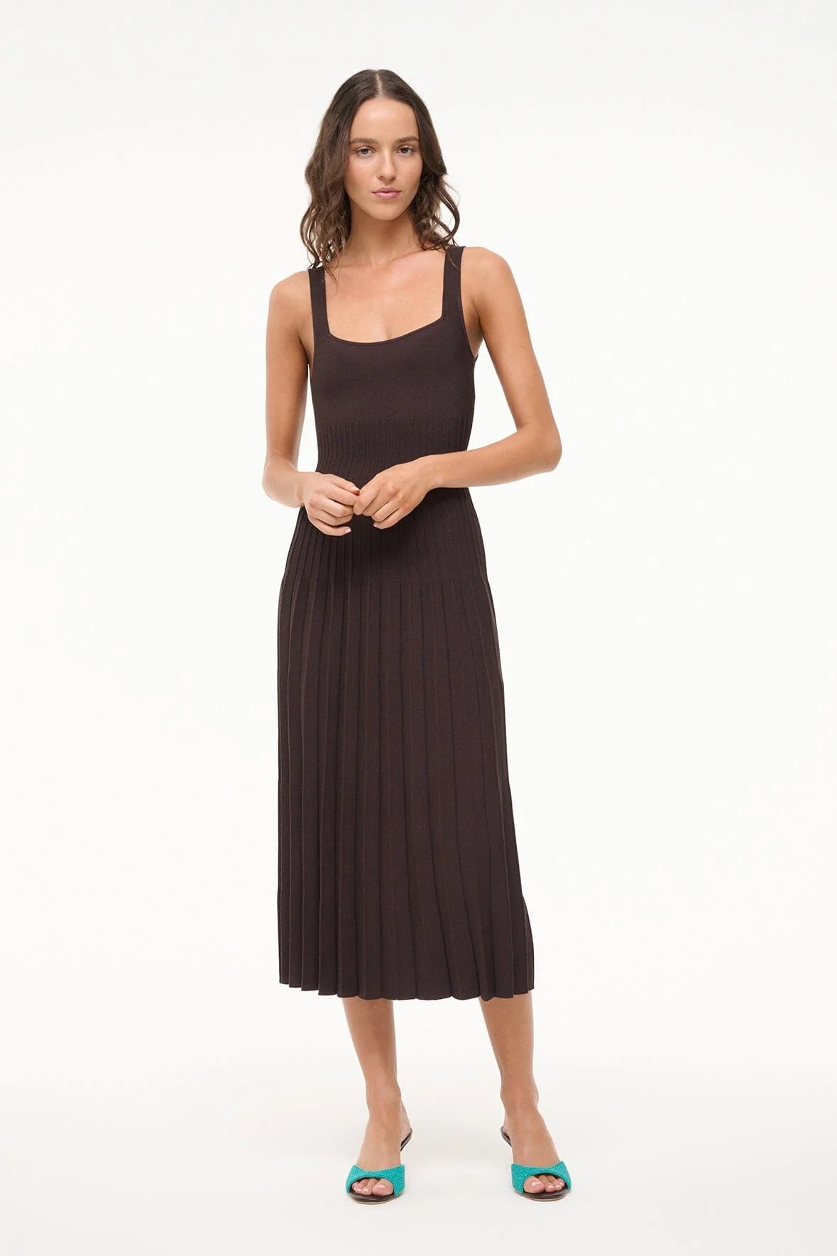 Staud Elyse Dress - Earth